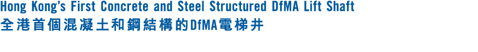 Hong Kong s First Concrete and Steel Structured DfMA Lift Shaft             DfMA    