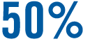 50% 