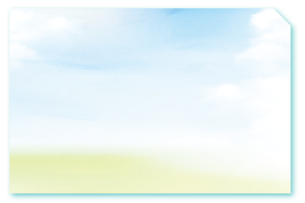 Grassland sky blue watercolor background