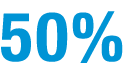 50%